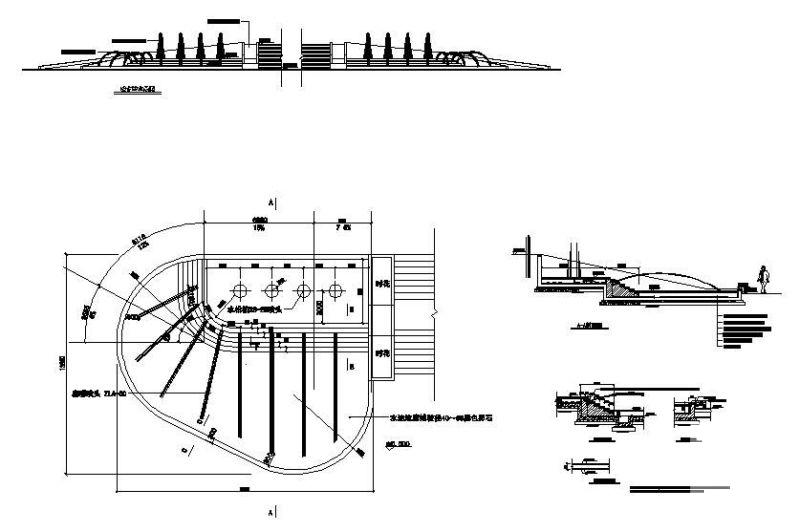 喷泉施工大样图 - 3