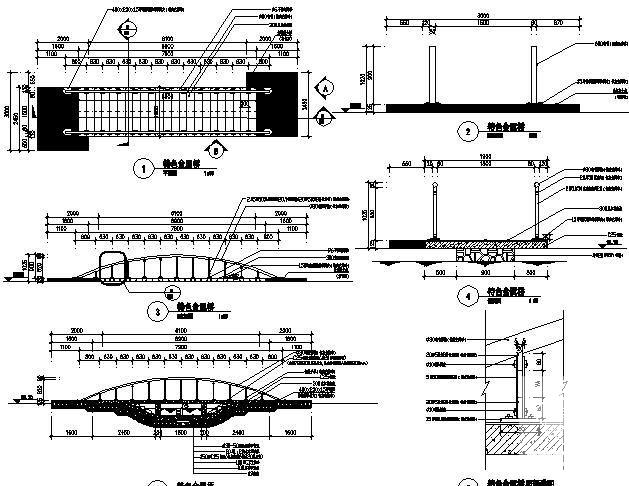 特色金属桥施工图 - 2