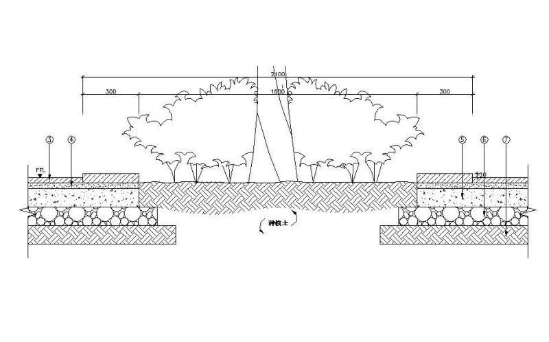 方形树池施工图 - 2