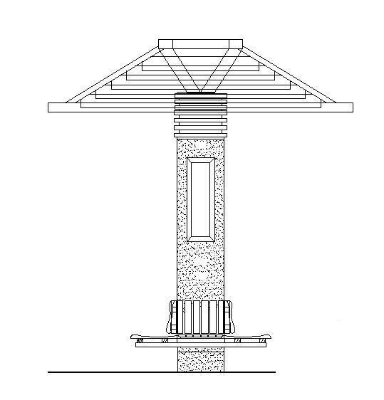 特色景观亭做法详图纸 - 1