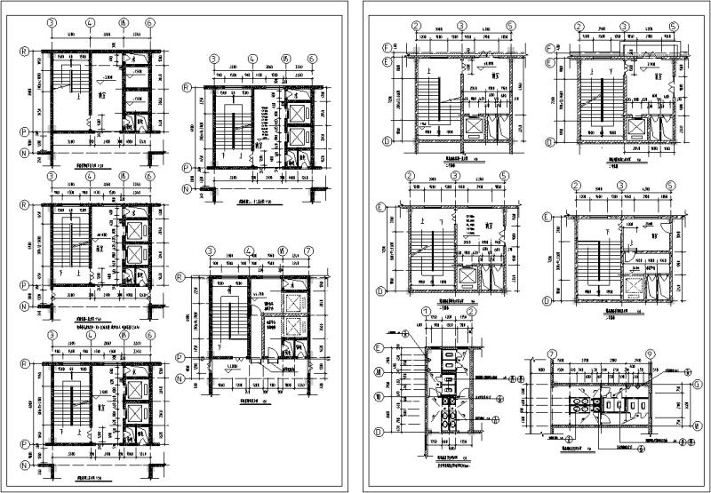 金沙江欧式高层宾馆建筑设计CAD施工图纸(钢筋混凝土结构) - 4