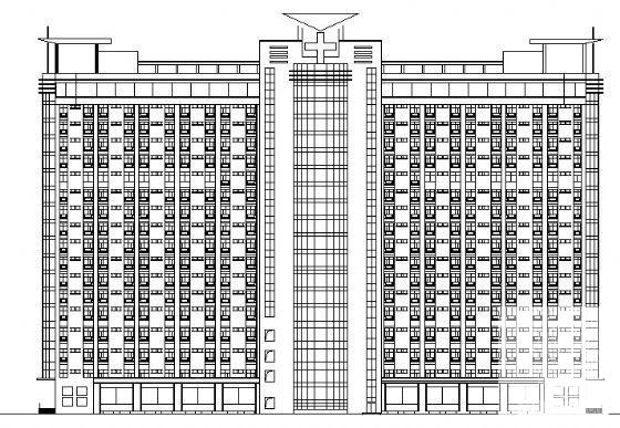 18层住院部建筑扩初CAD图纸 - 1