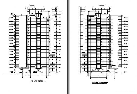 18层住院部建筑扩初CAD图纸 - 2