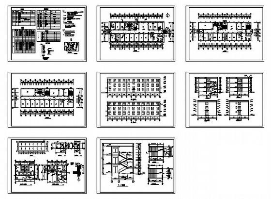 3层医院住院楼建筑扩初图纸（砖混结构） - 4