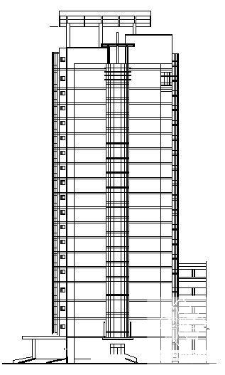 医院18层住院楼建筑施工CAD图纸(卫生间详图) - 1