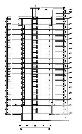 医院18层住院楼建筑施工CAD图纸(卫生间详图) - 2