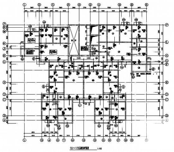 26层现浇钢筋混凝土剪力墙结构住宅楼CAD施工图纸 - 3