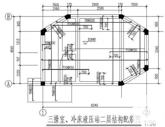 单层钢结构液压站结构CAD施工图纸（大尺寸冷床液压站）(建筑设计说明) - 2