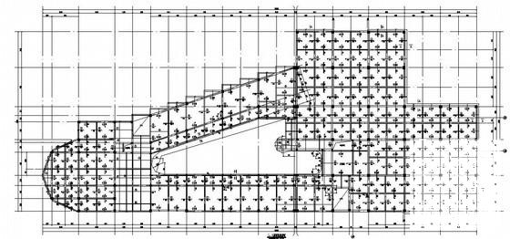 4层桩基础框架结构办公楼结构CAD施工图纸(预应力管桩) - 1