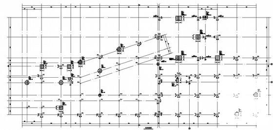 4层桩基础框架结构办公楼结构CAD施工图纸(预应力管桩) - 2