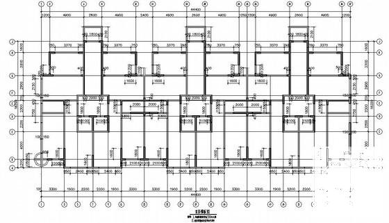 18层筏板基础剪力墙结构住宅楼结构CAD施工图纸(边缘构件) - 1