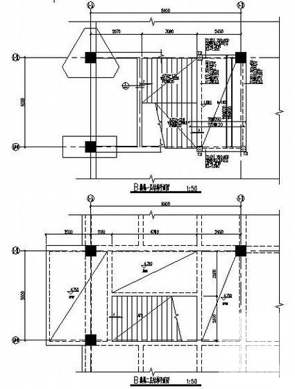 两层混凝土农贸市场框架结构CAD施工图纸 - 4