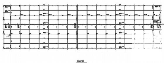 框架结构厂房结构CAD施工图纸（2层独立柱基础） - 1
