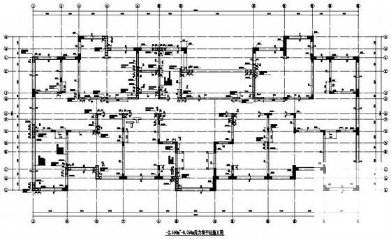 32层剪力墙结构高层住宅楼结构CAD施工图纸（人工挖孔灌注桩） - 1
