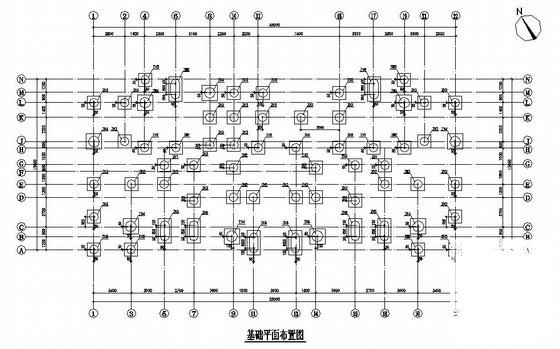 32层剪力墙结构高层住宅楼结构CAD施工图纸（人工挖孔灌注桩） - 3