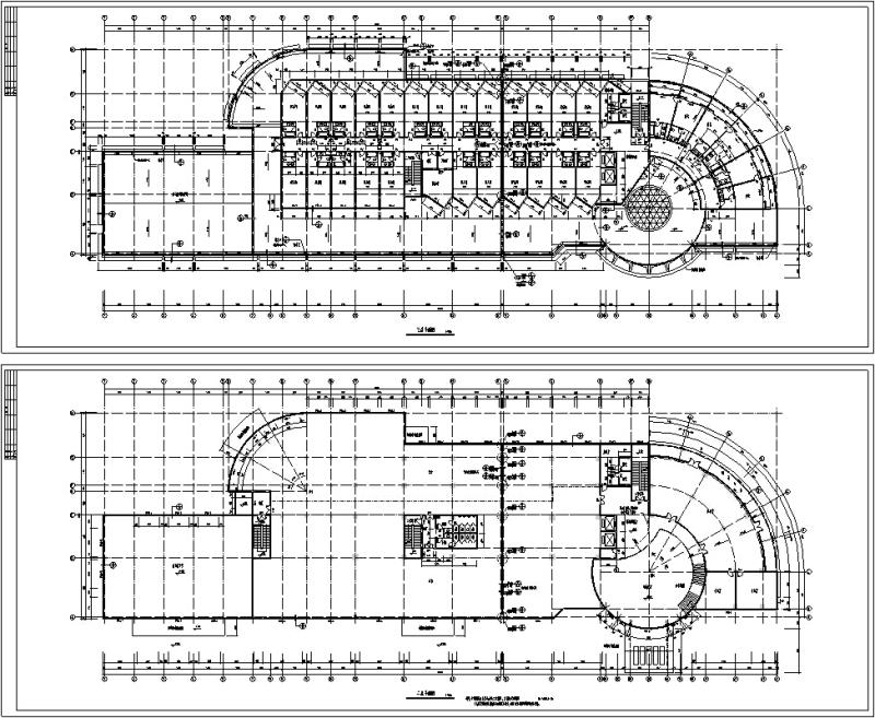 翡翠山湖酒店建筑设计CAD施工图纸（文件）(钢筋混凝土结构) - 1