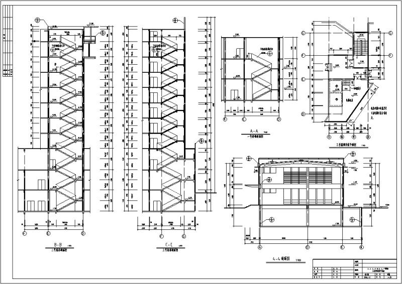 翡翠山湖酒店建筑设计CAD施工图纸（文件）(钢筋混凝土结构) - 3