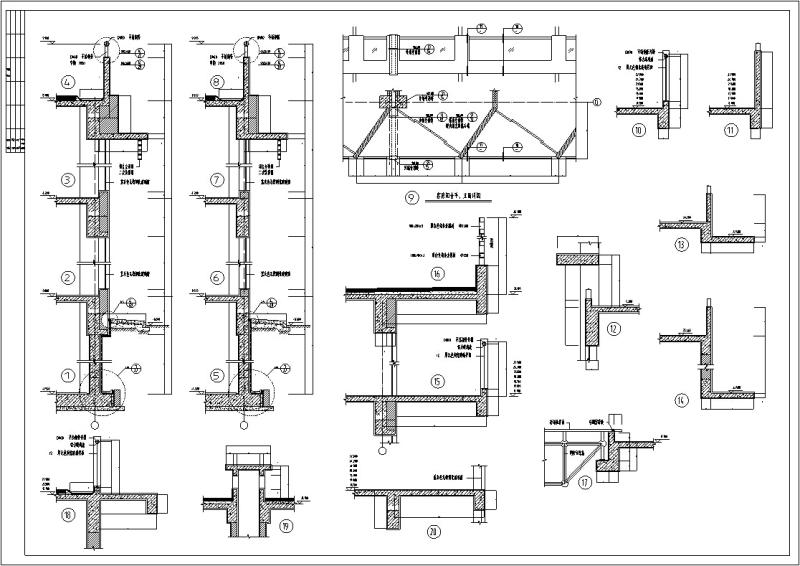 翡翠山湖酒店建筑设计CAD施工图纸（文件）(钢筋混凝土结构) - 5