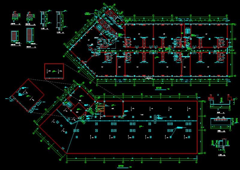 黄金海岸商住综合楼建筑设计方案（CAD施工图纸及效果图纸）精(钢筋混凝土结构) - 1