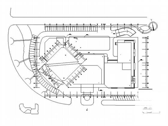 高层框架筒体结构五星级酒店建筑施工CAD图纸 - 3