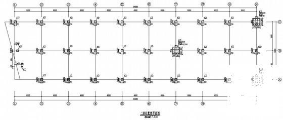 2层桩基础框架结构变电站结构CAD施工图纸 - 2