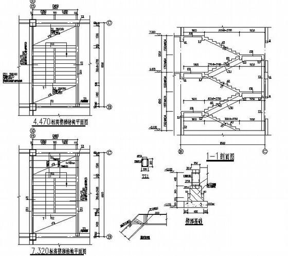 2层桩基础框架结构变电站结构CAD施工图纸 - 4