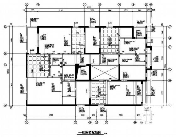 8度抗震条形基础剪力墙结构私人别墅CAD施工图纸 - 1