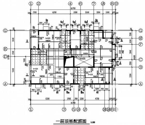 8度抗震条形基础剪力墙结构私人别墅CAD施工图纸 - 2