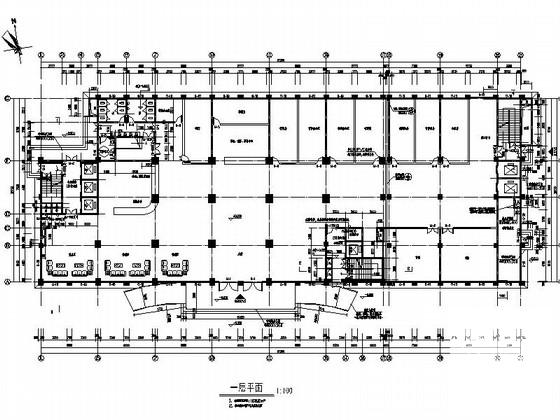 一类高层现代风格酒店设计CAD施工图纸（效果图纸） - 3