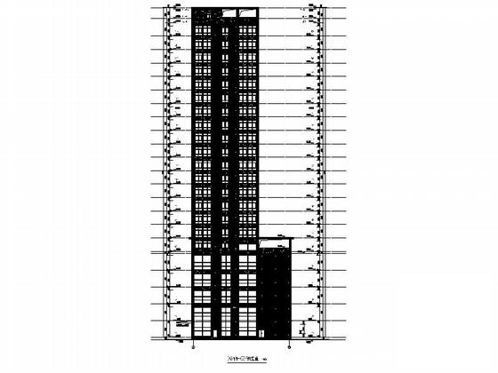 一类高层现代风格酒店设计CAD施工图纸（效果图纸） - 5
