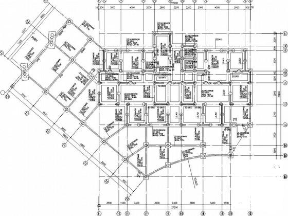 22层局部剪力墙结构住宅楼结构CAD施工图纸（7度抗震）(梁平法配筋图) - 2