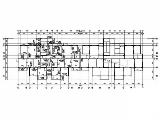 22层局部剪力墙结构住宅楼结构CAD施工图纸（7度抗震）(梁平法配筋图) - 4