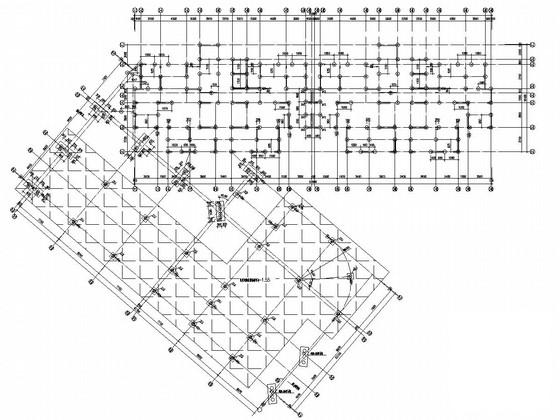 22层剪力墙带局部2层框架结构住宅楼结构CAD施工图纸(梁平法配筋图) - 1