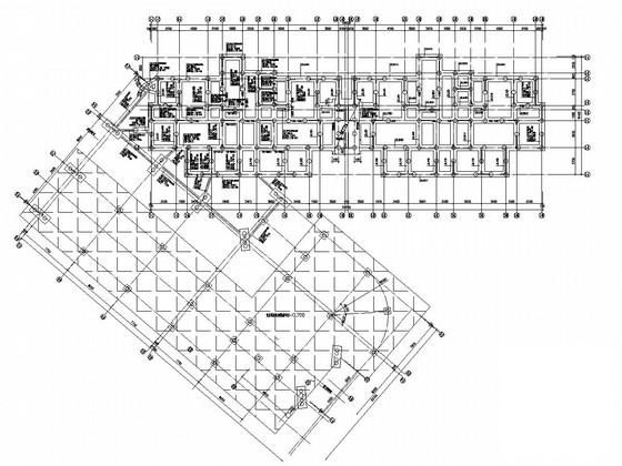 22层剪力墙带局部2层框架结构住宅楼结构CAD施工图纸(梁平法配筋图) - 2