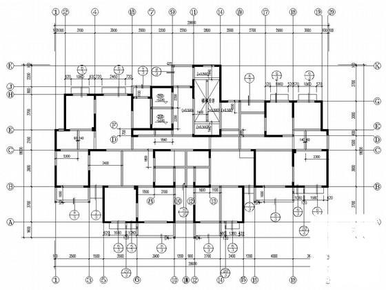 26层剪力墙结构住宅楼结构CAD施工图纸（7度抗震）(梁平法配筋图) - 1