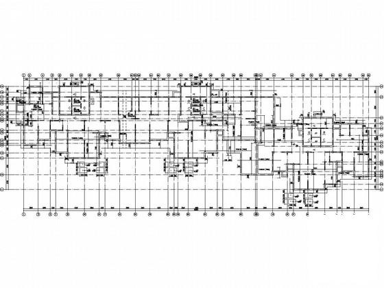 26层筏型基础剪力墙结构住宅楼结构CAD施工图纸 - 2