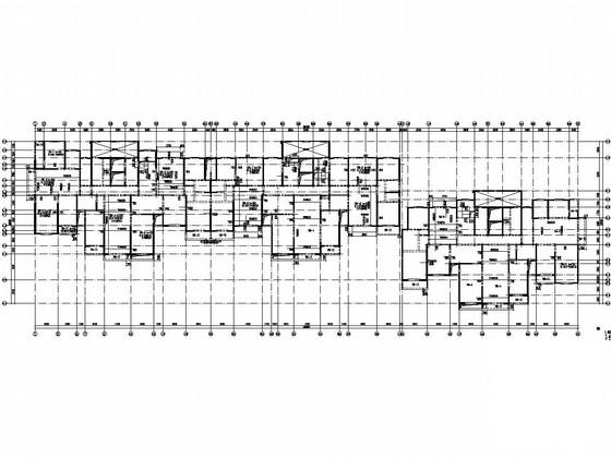 26层筏型基础剪力墙结构住宅楼结构CAD施工图纸 - 4