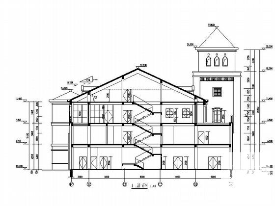 3层欧式风格酒店建筑施工CAD图纸（欧陆风格）(卫生间详图) - 2