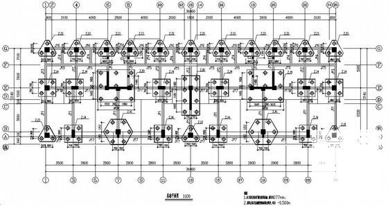 底层框架－抗震墙砌体住宅楼结构CAD施工图纸 - 3