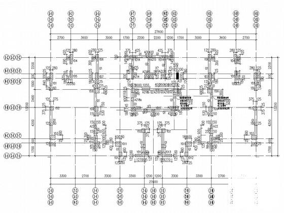 18层桩基础剪力墙结构住宅楼结构CAD施工图纸 - 3