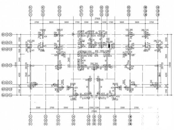 18层桩基础剪力墙结构住宅楼结构CAD施工图纸 - 4