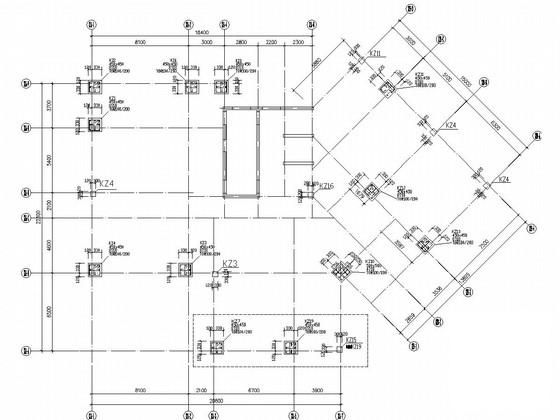 21层框剪结构住宅楼结构CAD施工图纸 - 1