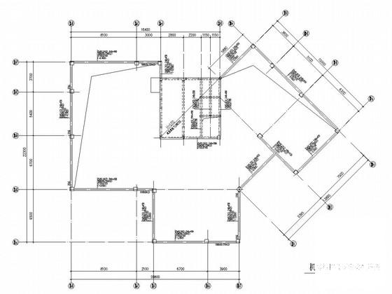 21层框剪结构住宅楼结构CAD施工图纸 - 2