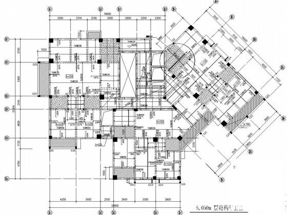 21层框剪结构住宅楼结构CAD施工图纸 - 3