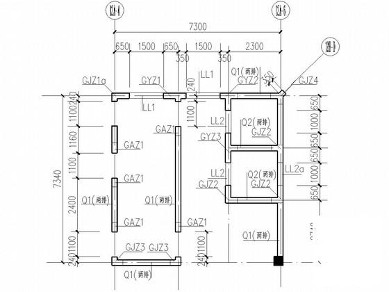 21层框剪结构住宅楼结构CAD施工图纸 - 4