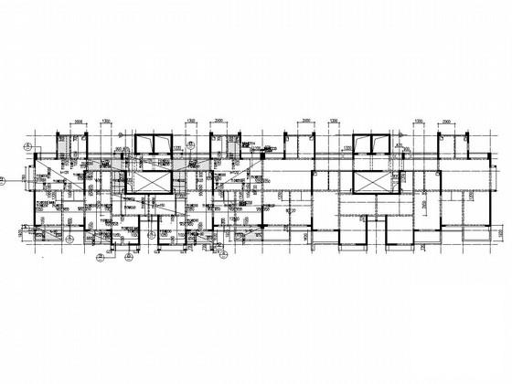 18层桩基础剪力墙结构住宅楼结构CAD施工图纸 - 2