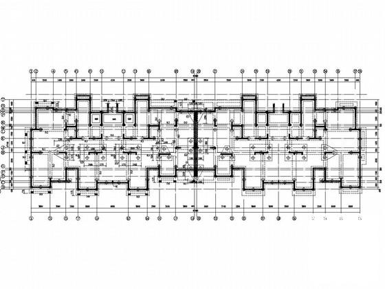 23层桩基础剪力墙结构住宅楼结构CAD施工图纸 - 1