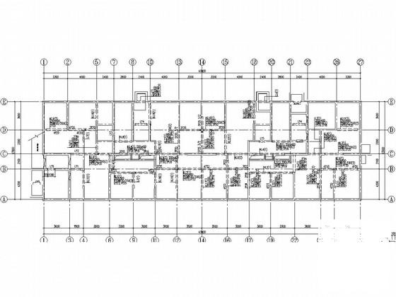 23层桩基础剪力墙结构住宅楼结构CAD施工图纸 - 4