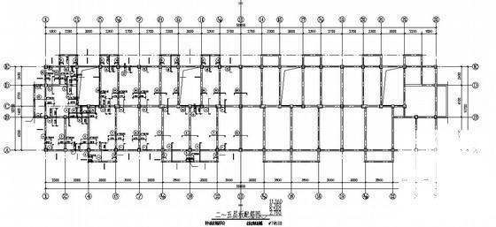 5层独立基础坡屋面框架结构住宅楼结构CAD施工图纸 - 1
