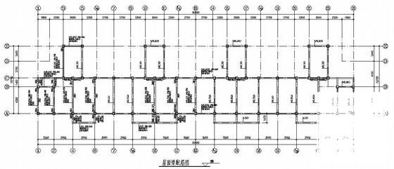 5层独立基础坡屋面框架结构住宅楼结构CAD施工图纸 - 2